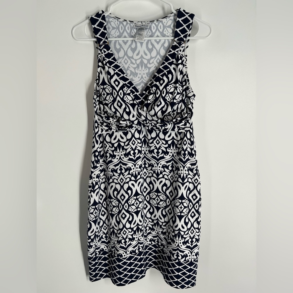 Tommy Bahama Wrap Front Spa Dress with Pockets Swim Cover Up S